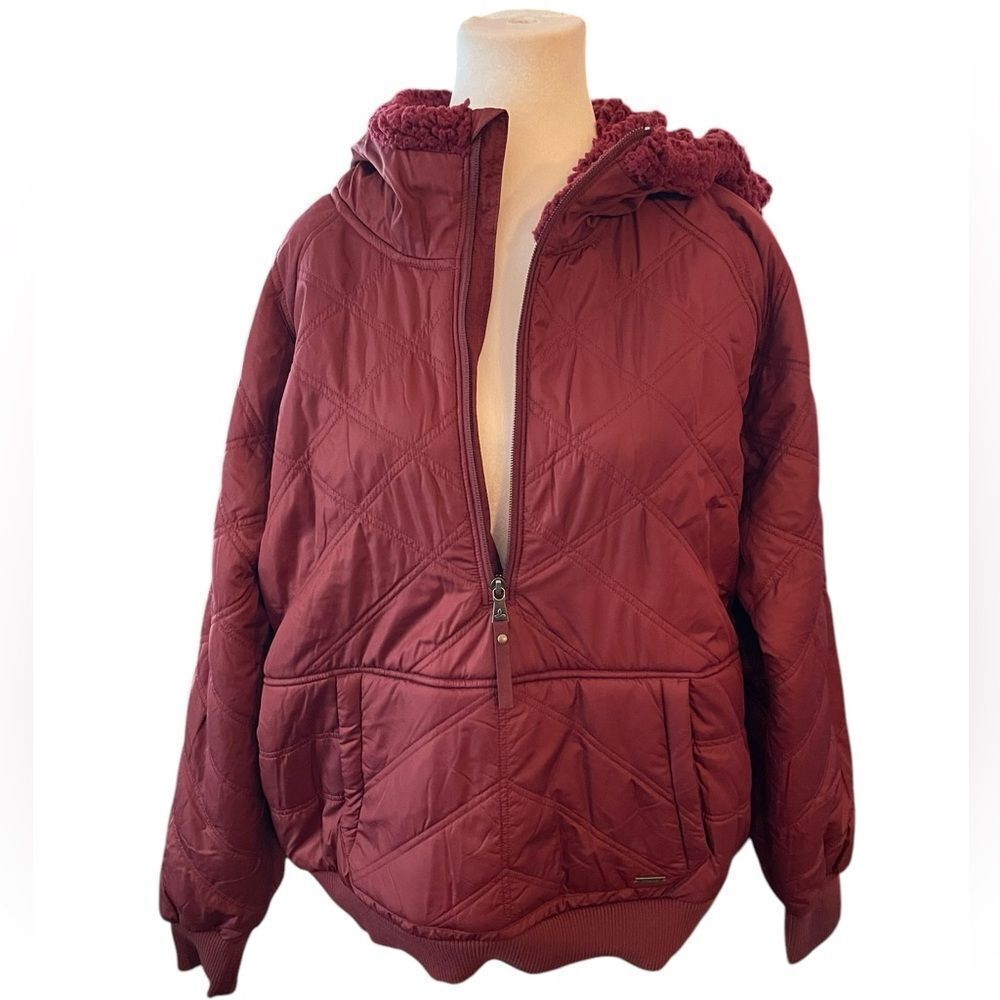 PRANA ESKA HALF ZIP PULLOVER, XL